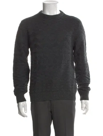 Pre-owned Apc Wool Crew Neck Pullover In Gray