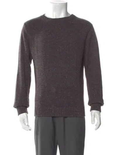 Pre-owned A.p.c. Wool Crew Neck Pullover In Grey