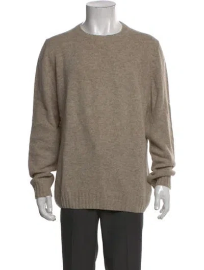 Pre-owned A.p.c. Wool Crew Neck Pullover In Neutral