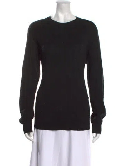 Pre-owned Apc Wool Crew Neck Sweater In Black