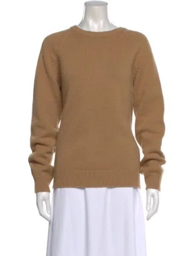 Pre-owned Apc Wool Crew Neck Sweater In Brown