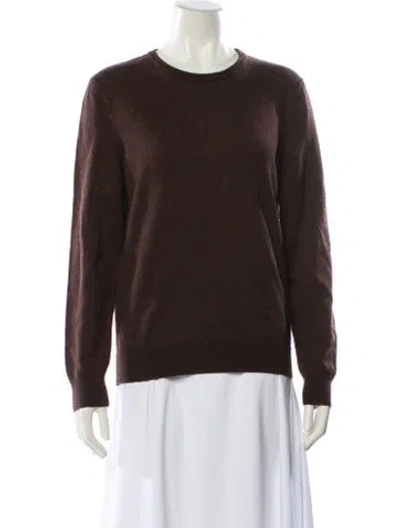 Pre-owned Apc Wool Crew Neck Sweater In Brown