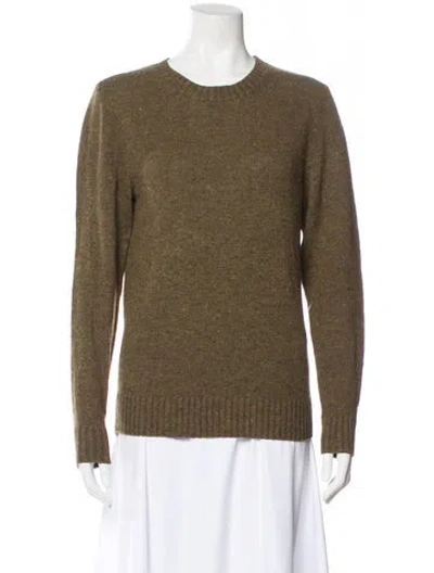Pre-owned Apc Wool Crew Neck Sweater In Brown