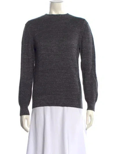 Pre-owned Apc Wool Crew Neck Sweater In Gray