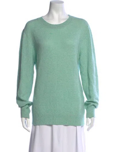 Pre-owned A.p.c. Wool Crew Neck Sweater In Green