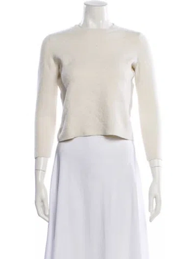 Pre-owned Apc Wool Crew Neck Sweater In Neutral