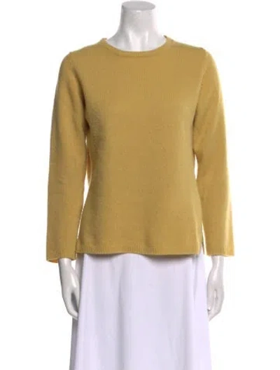 Pre-owned Apc Wool Crew Neck Sweater In Yellow