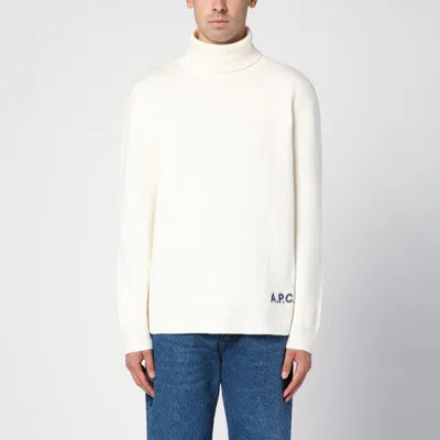 Apc Turtleneck Long-sleeved Jumper A.p.c. In Beige