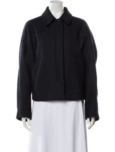 Pre-owned Apc Wool Evening Jacket In Blue