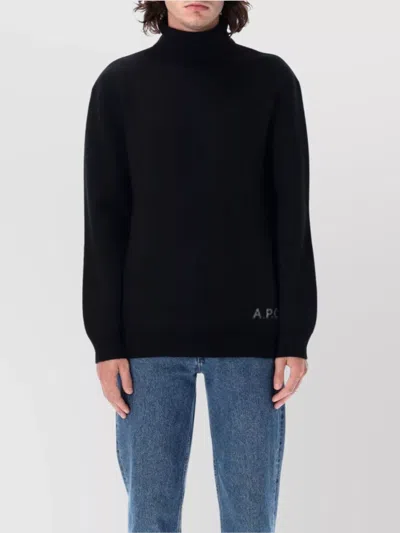 APC WOOL HIGH NECK SWEATER