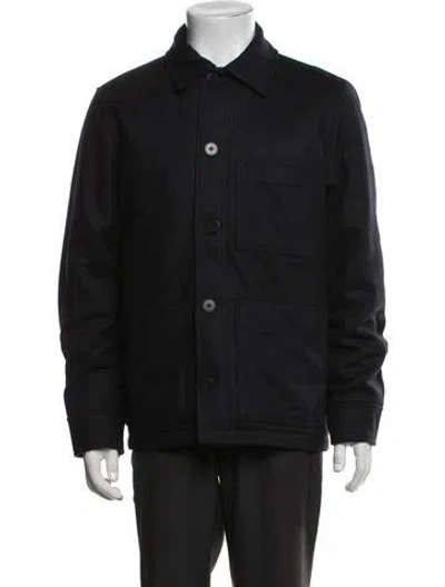 Pre-owned A.p.c. Wool Jacket In Black