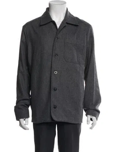 Pre-owned Apc Wool Jacket In Blue