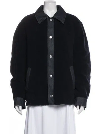 Pre-owned A.p.c. Wool Jacket In Blue