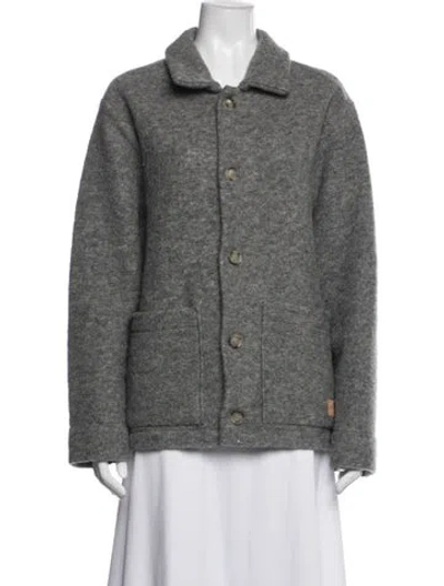 Pre-owned A.p.c. Wool Jacket In Gray