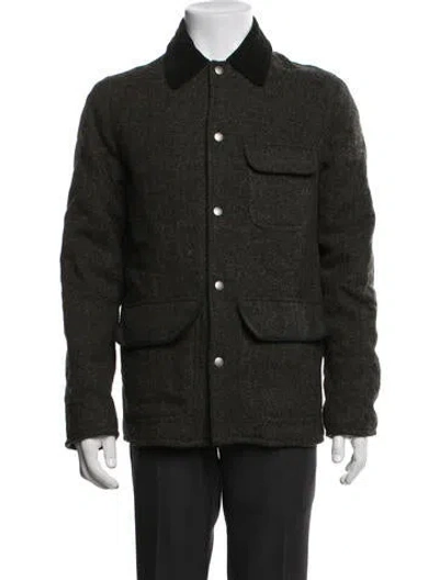 Pre-owned A.p.c. Wool Jacket In Green