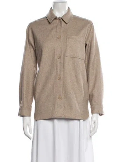 Pre-owned A.p.c. Wool Jacket In Neutral