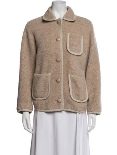 Pre-owned A.p.c. Wool Jacket In Neutrals