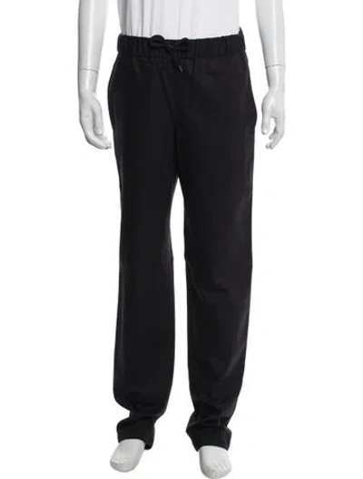Pre-owned A.p.c. Wool Joggers In Blue