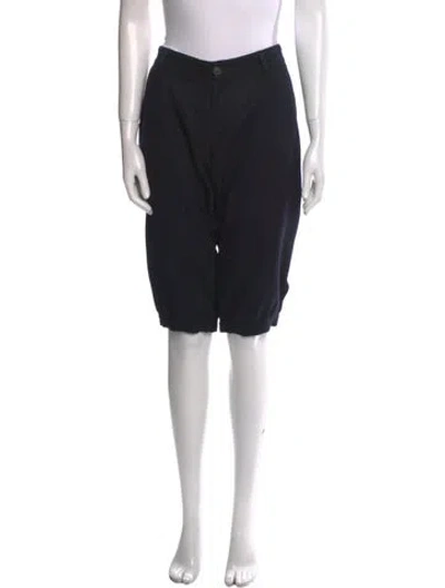 Pre-owned A.p.c. Wool Knee-length Shorts In Blue