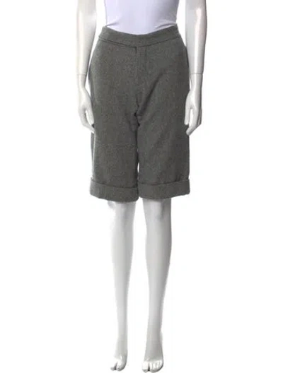 Pre-owned Apc Wool Knee-length Shorts In Gray