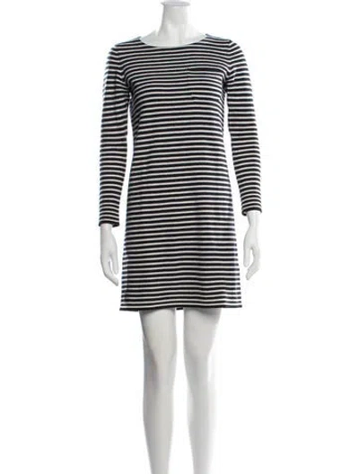 Pre-owned A.p.c. Wool Mini Dress In Black
