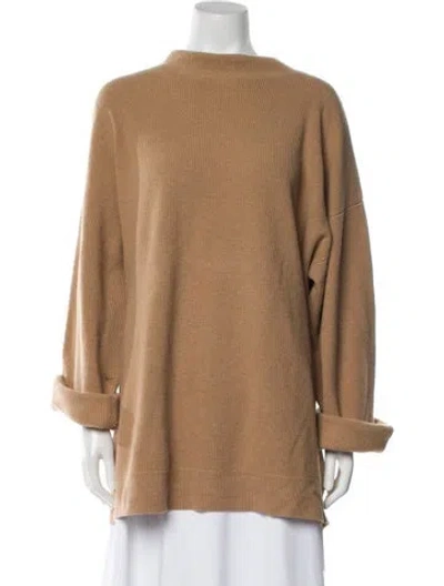 Pre-owned Apc Wool Mock Neck Sweater In Brown