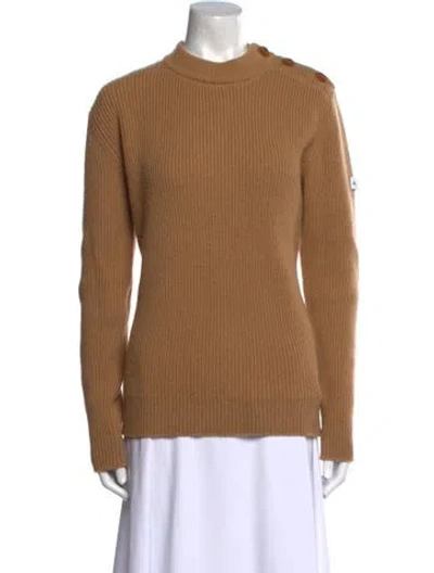 Pre-owned Apc Wool Mock Neck Sweater In Neutral