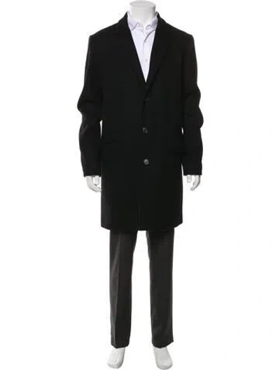 Pre-owned Apc Wool Overcoat In Black