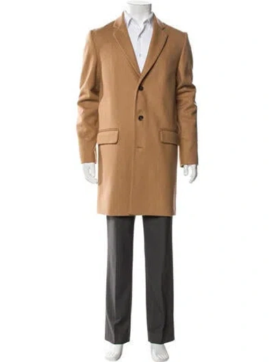 Pre-owned A.p.c. Wool Overcoat In Neutral