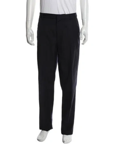 Pre-owned Apc Wool Pants In Blue