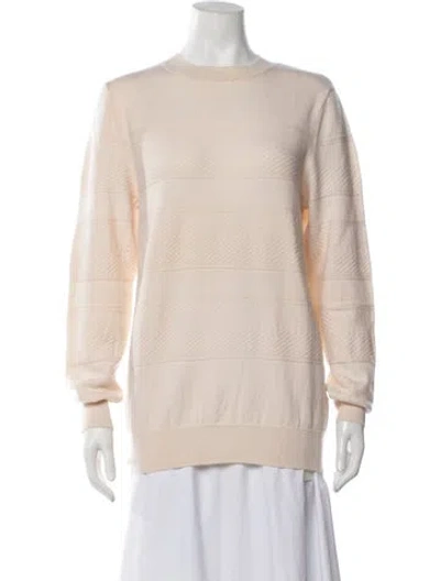 Pre-owned A.p.c. Wool Patterned Sweater In Neutrals