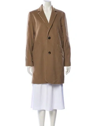 Pre-owned Apc Wool Peacoat In Neutral
