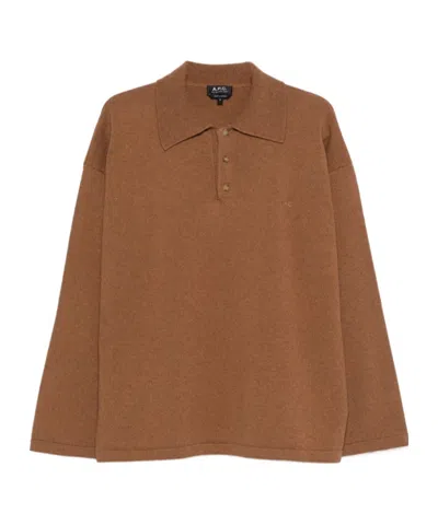 APC WOOL POLO SHIRT