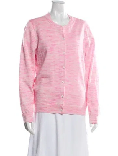 Pre-owned A.p.c. Wool Printed Sweater In Pink