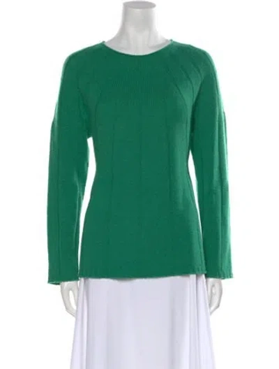 Pre-owned Apc Wool Scoop Neck Sweater In Green