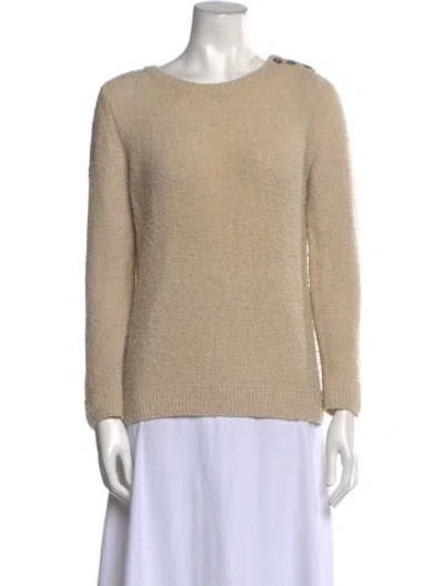 Pre-owned Apc Wool Scoop Neck Sweater In Neutral