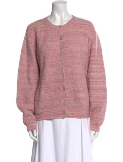 Pre-owned Apc Wool Scoop Neck Sweater In Pink