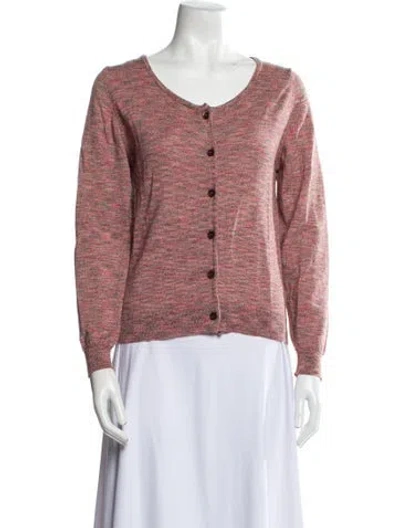 Pre-owned Apc Wool Scoop Neck Sweater In Pink