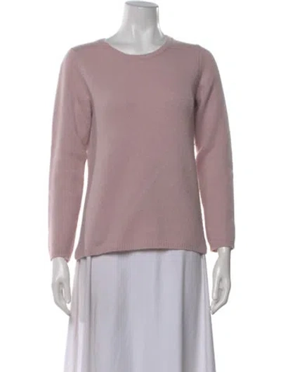 Pre-owned A.p.c. Wool Scoop Neck Sweater In Pink