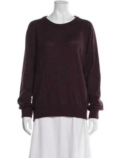 Pre-owned Apc Wool Scoop Neck Sweater In Purple