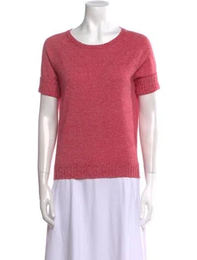 Pre-owned Apc Wool Scoop Neck Sweater In Red