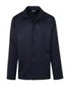 Apc Wool Shirt Jacket In Black