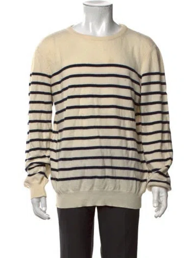 Pre-owned A.p.c. Wool Striped Pullover In Neutrals