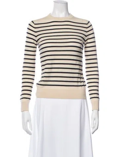 Pre-owned A.p.c. Wool Striped Sweater In Neutral