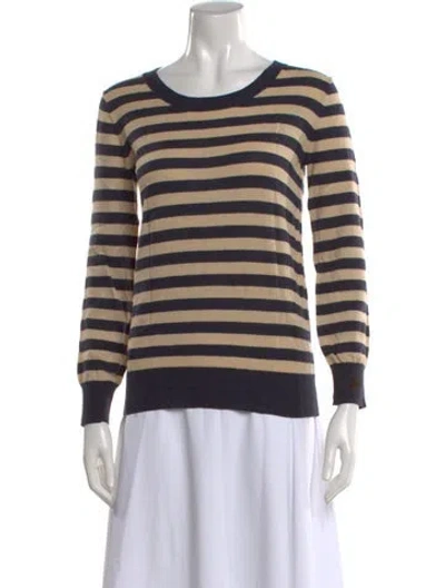 Pre-owned A.p.c. Wool Striped Top In Neutral