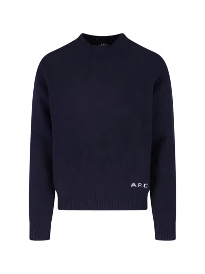 A.p.c. Wool Sweater In Animal Print