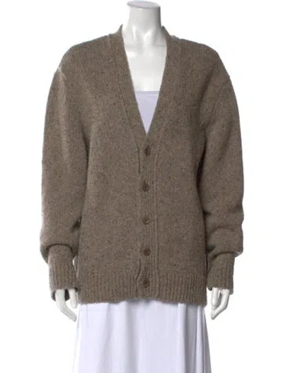 Pre-owned A.p.c. Wool Tweed Pattern Sweater In Gray