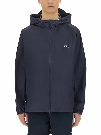 A.p.c. X Asics A. P.c. X Asics Blouson "meadow" In Blue