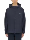 A.p.c. X Asics A. P.c. X Asics Blouson "meadow" In Blue