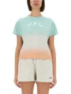 A.p.c. X Asics A. P.c. X Asics "cloud" T-shirt In Multicolour